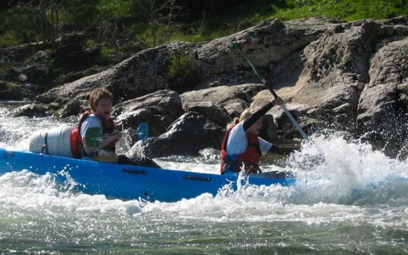 Canoë - Kayak de Vallon à Sauze - 32 km / 2 jours avec Abaca / Ardèche Aventure