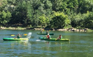 Kanu - Kayak von Vallon bis St. Martin d'Ardèche - 30 km / 3 Tage mit Fluss und Nature