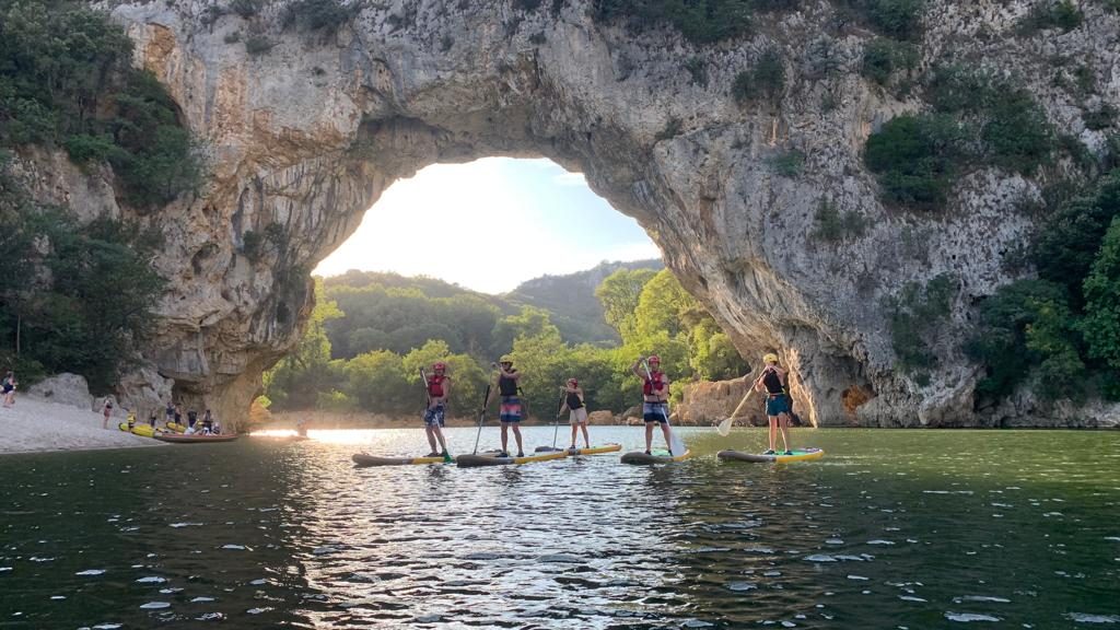 Begleitete Mini-Abfahrt mit Ardèche Paddle