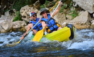 Canoë - Kayak de Vallon à St Martin d'Ardèche - 8 + 24 km / 2 jours avec La Petite Mer