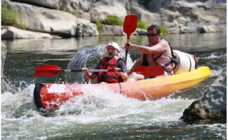 Kanu - Kajak von Vogüé nach Balazuc - 6 km mit Balazuc Loisirs