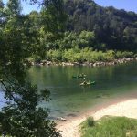 © Kanu - Kajak von Sampzon nach Vallon - 6 km mit Rivière et Nature - rn