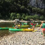 © Kanu - Kajak von Sampzon nach Vallon - 6 km mit Rivière et Nature - rn