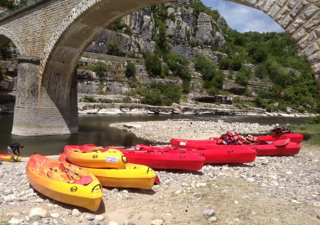 Kanu - Kayak von Balazuc nach Pradons - 6 km mit Balazuc Loisirs