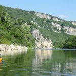 Kanu - Kajak von Vallon nach St. Martin d'Ardèche - 24 + 7 km / 2 Tage mit Castor Canoë