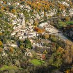 Die Gorges de l'Ardèche von oben gesehen