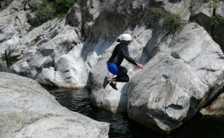 Überwachte Aktivität mit Ardèche Équilibre - Aqua hiking