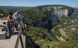 Entdecken Sie die Ardèche-Schluchten mit dem Fahrrad